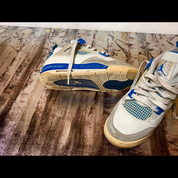 Retro Air Jordan Military 4’s size 4 - Picture 2 of 2